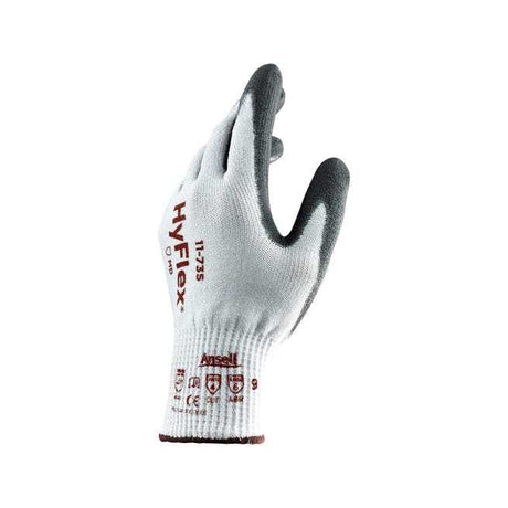 Ansell HyFlex Cut Resistant 11-735 Gloves White