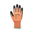 Portwest Dermi-Grip glove worn on hand demonstrating fit
