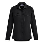 Syzmik Women's Outdoor Long Sleeve Shirt ZW760 black front