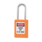 Orange safety padlock
