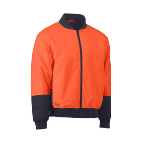 Hi Vis Bomber Jacket BJ6730 in orange