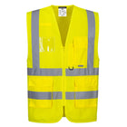 Portwest Hi-vis Executive Vest MV476 yellow front view