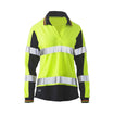 Bisley Women's Taped Two Tone Hi Vis V-Neck Polo BKL6225T