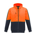 Syzmik hi-vis hoodie rear view