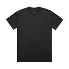 ascolour Men's Heavy Faded Tee in black front view