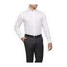 Heritage Brands Men's Dobby Herringbone Shirt White Front