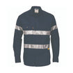 DNC Hi Vis Drill Shirt Taped L/S 3535