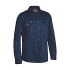 Bisley Long Sleeve Cotton Drill Shirt Front