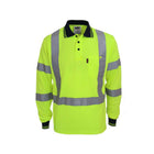 DNC hi vis X back polo 3710 side view