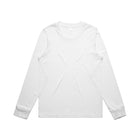 White long sleeve T-shirt for women