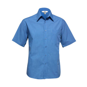 Biz Collection Micro Check shirt collar detail