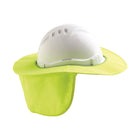 ProChoice hard hat brim velcro fastener detail