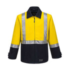 Portwest Huski Flame Resistant Bluey Jacket K8018 wool blend fabric detail