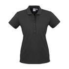 Biz Collection Women's Shadow Polo Black