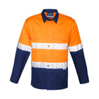 Syzmik men's rugged cooling hi-vis shirt, front view