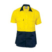 DNC Hi Vis Two Tone Drill Shirt S/S 3831