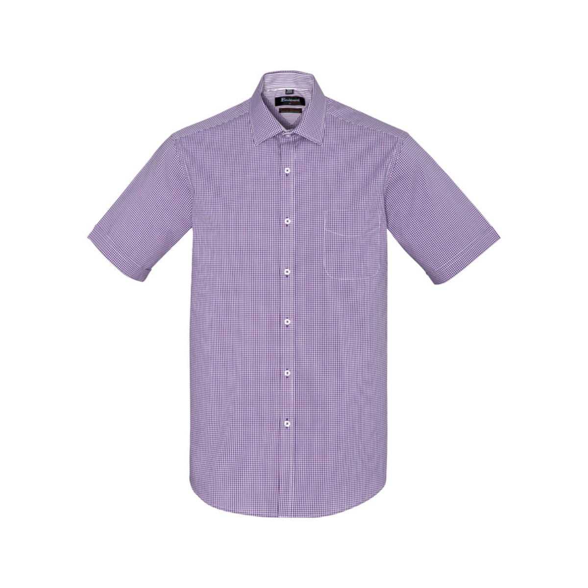 Biz Corporates Men's Newport Short Sleeve Shirt 42522