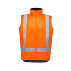 Syzmik hi-vis reversible vest reflective tape detail