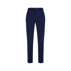 Men's Siena Slim Fit Flat Front Pant 70716 back view navy
