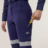 Hard Yakka Women's Raptor Cuff Pant With Segmented Tape Y08411