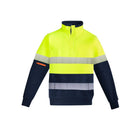 Syzmik hi-vis fleece pullover reflective tape detail