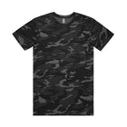 ascolour Men's Camouflage Tee Black