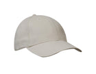 6 panel cap pre-curved peak detail