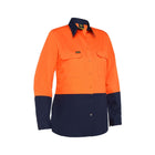 Hi Vis Drill Shirt Front Orange