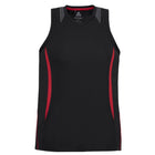 Men's Razor Singlet SG407M black front view