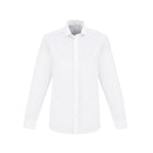 Front view of Biz Collection Men's Regent Short Sleeve Shirt S912ML in white