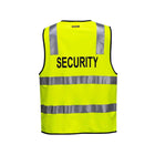Portwest Security zip vest zip detail