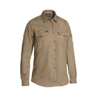 Bisley Women's Long Sleeve Shirt Khaki