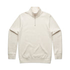ascolour Men's Stencil Half Zip 5125 cream front view
