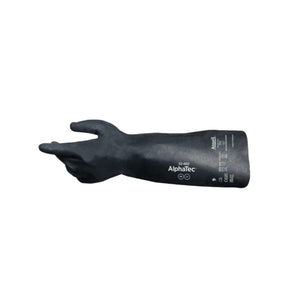 Ansell AlphaTec glove worn on hand
