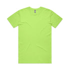 ascolour Men's Staple Tee front view bright green