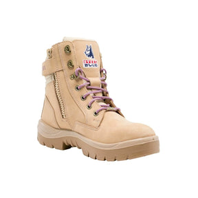 Steel Blue Southern Cross Zip Ladies Sand Safety Boot