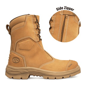 Oliver Wheat Zip Sided Safety Boot