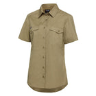 KingGee Women's Workcool 2 Short Sleeve Shirt Khaki