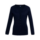 Women's Milano Cardigan LC417L in navy blue front view