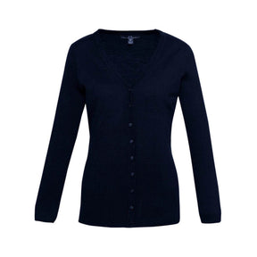 Women's Milano Cardigan LC417L in navy blue front view