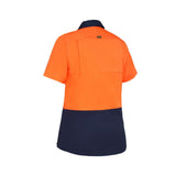 Bisley Women's Hi Vis Cool Lightweight Short Sleeve Drill Shirt BL1895
