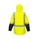 Portwest Huski Amp Hi-Vis Contrast Rain Jacket K8005