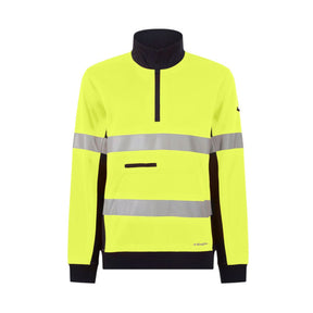 KingGee Hi Vis Reflective 1/4 Zip Fleece K55040 safety workwear