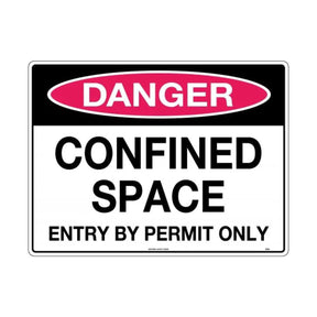 Danger Confined Space Sign