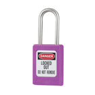 Purple safety padlock