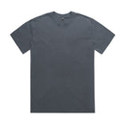ascolour Men's Heavy Faded Tee 5082 front view charcoal