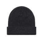 Black knit beanie for winter