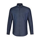 Men's Ascot dot jacquard stretch shirt, front view