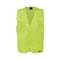 JB's Hi Vis Zip Safety Vest 6HVSZ (Each)