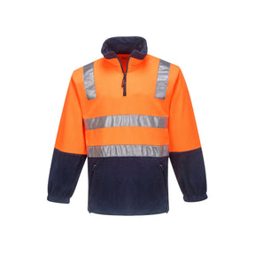 Hi-Vis Contrast 1/4 Zip Polar Fleece